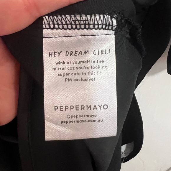 PEPPERMAYO Halter Style Mini Dress Little Black Dress - Picture 5 of 11